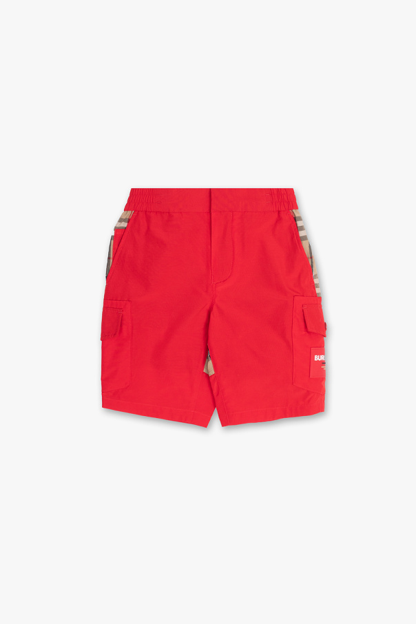 Burberry shorts kids red online